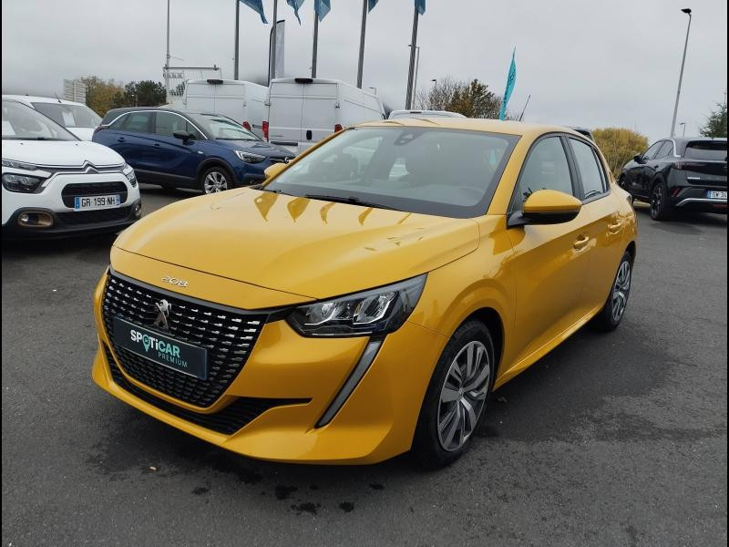 Used PEUGEOT 208 1.2 PureTech 100ch S&S Active 2020 Jaune Faro € 11800 in Saint-Dié-des-Vosges