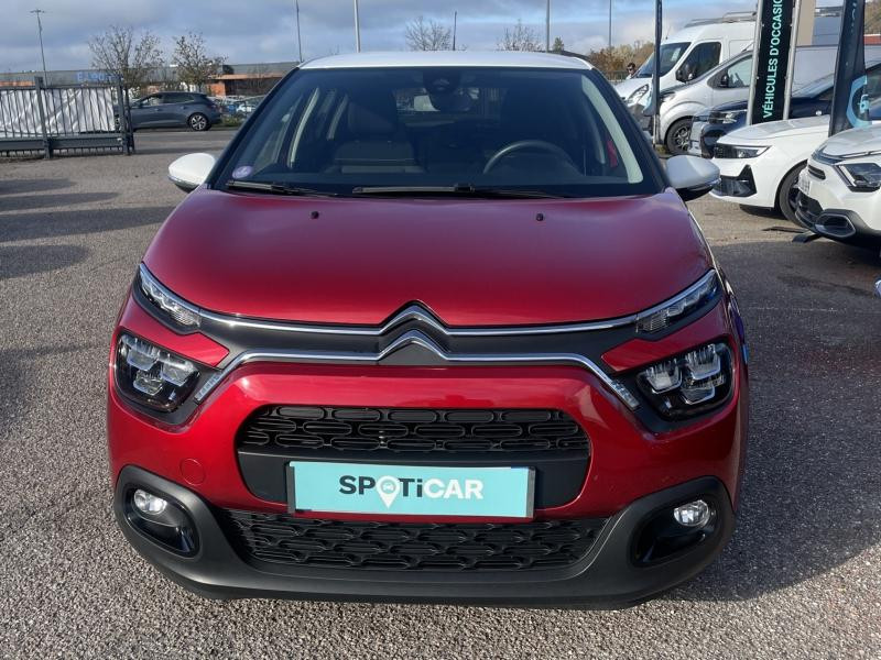 Used CITROEN C3 1.2 PureTech 83ch S&S Feel Pack 2021 Rouge Elixir (S) - Blanc Opale € 11190 in Saint-Dié-des-Vosges