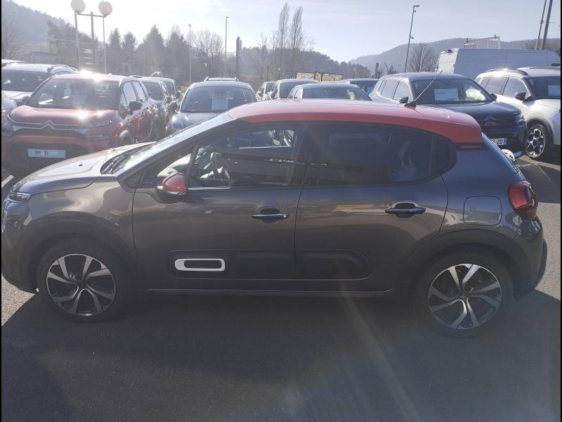 Used CITROEN C3 1.2 PureTech 110ch S&S Shine EAT6 2022 Gris Platinium (M) - Rouge Aden € 15600 in Saint-Dié-des-Vosges