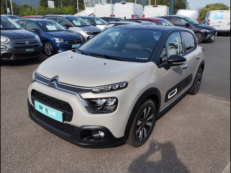Occasion CITROEN C3 1.2 PureTech 83ch S&S MAX 2024 Sable (N) - Noir Perla Nera 14990 € à Saint-Dié-des-Vosges