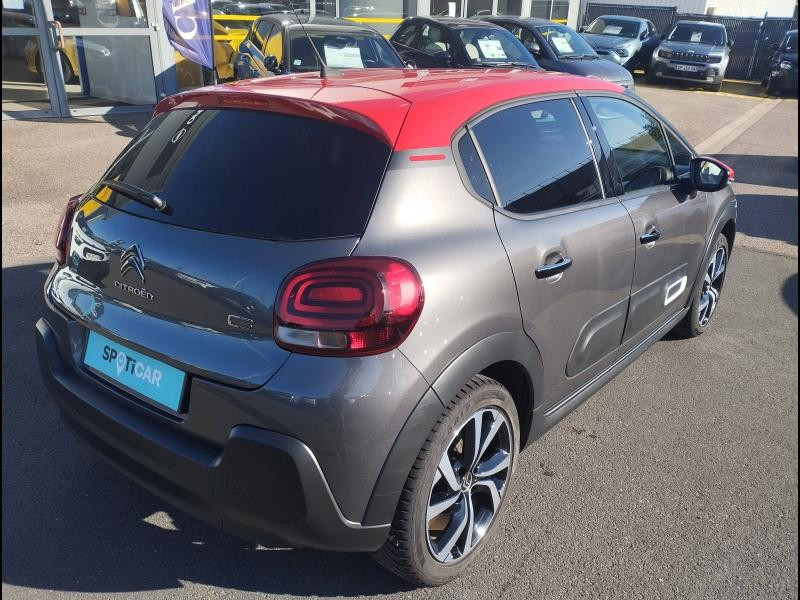 Used CITROEN C3 1.2 PureTech 110ch S&S Shine EAT6 2022 Gris Platinium (M) - Rouge Aden € 15600 in Saint-Dié-des-Vosges