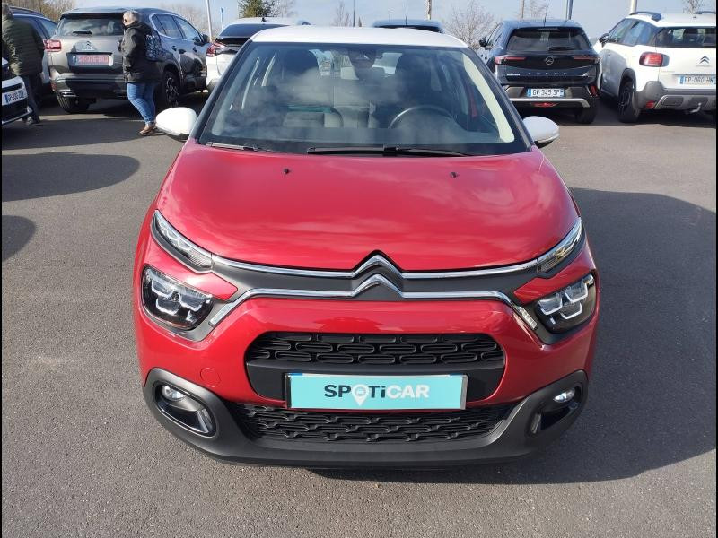 Used CITROEN C3 1.2 PureTech 110ch S&S Shine EAT6 2022 Rouge Elixir (S) - Blanc Opale € 14990 in Saint-Dié-des-Vosges