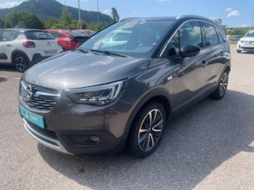 Occasion OPEL Crossland X 1.2 Turbo 110ch Ultimate BVA Euro 6d-T 2019 Gris Pierre de Lune/Toit Noir Profond 13 390 € à Saint-Dié-des-Vosges