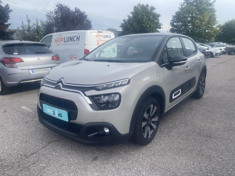 Occasion CITROEN C3 1.2 PureTech 110ch S&S Shine 120-123g 2021 Sable (N) - Noir Onyx 12390 € à Saint-Dié-des-Vosges