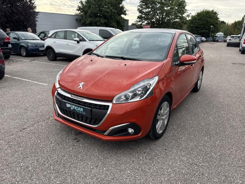 Occasion PEUGEOT 208 1.2 PureTech 82ch E6.c Signature 5p 2019 Orange Power 8590 € à Saint-Dié-des-Vosges