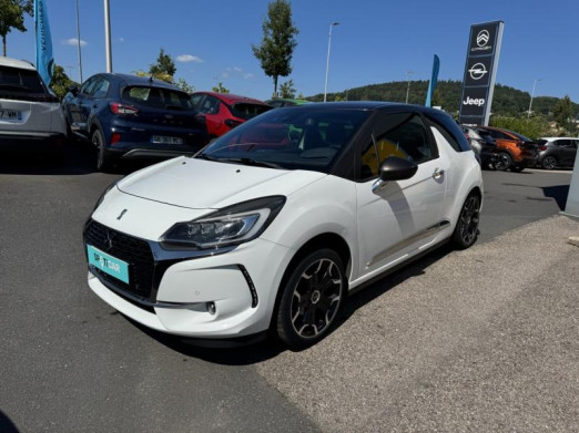 Occasion DS DS 3 PureTech 110ch Sport Chic S&S EAT6 2018 Blanc Nacré (N) - Toit Noir Onyx 10 490 € à Saint-Dié-des-Vosges