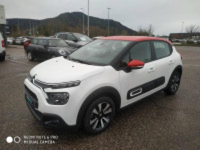 Occasion CITROEN C3 1.2 PureTech 83ch S&S Shine 2021 Blanc Banquise (O) 10490 € à Saint-Dié-des-Vosges