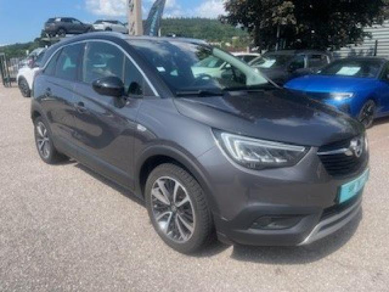 Occasion OPEL Crossland X 1.2 Turbo 110ch Ultimate BVA Euro 6d-T 2019 Gris Pierre de Lune/Toit Noir Profond 12790 € à Saint-Dié-des-Vosges