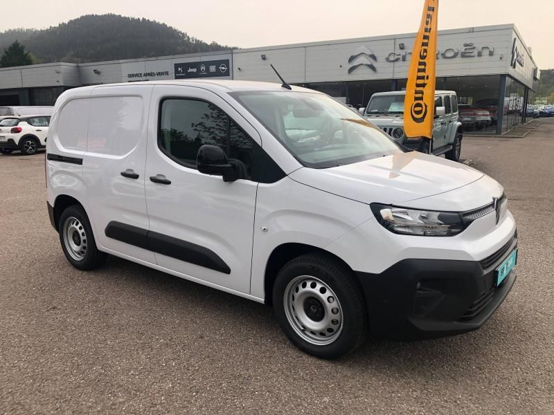 Occasion CITROEN Berlingo Van M 650kg BlueHDi 100ch S&S Pack Premium Connect 2024 Blanc Icy 21900 € à Saint-Dié-des-Vosges