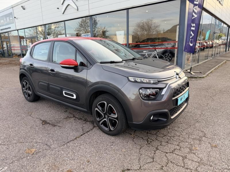 Occasion CITROEN C3 1.2 PureTech 83ch S&S Feel Pack 2022 Gris Platinium (M) - Rouge Aden 12590 € à Saint-Dié-des-Vosges