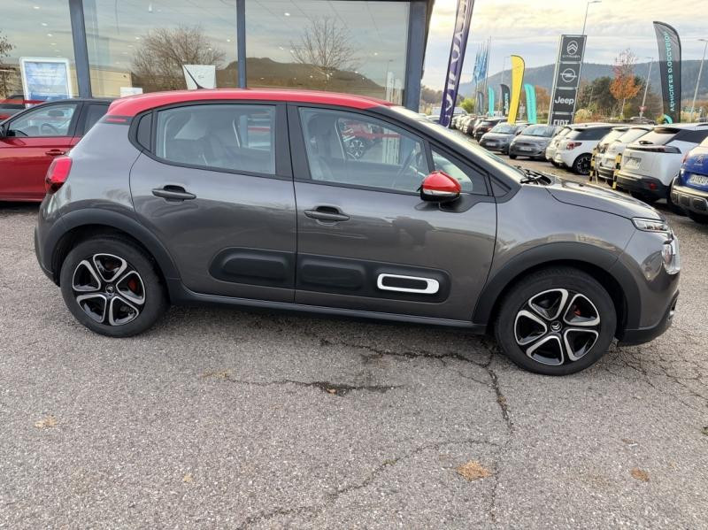 Occasion CITROEN C3 1.2 PureTech 83ch S&S Feel Pack 2022 Gris Platinium (M) - Rouge Aden 12590 € à Saint-Dié-des-Vosges