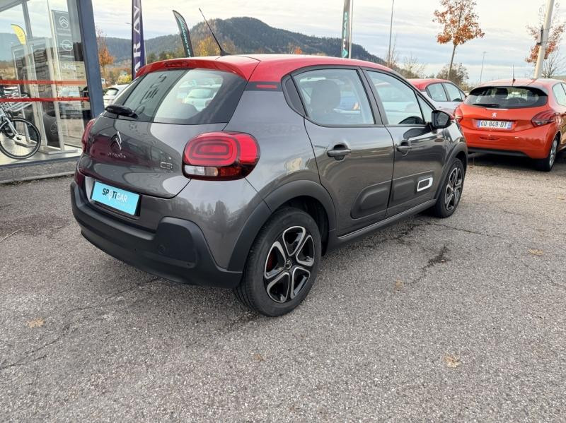 Occasion CITROEN C3 1.2 PureTech 83ch S&S Feel Pack 2022 Gris Platinium (M) - Rouge Aden 12590 € à Saint-Dié-des-Vosges