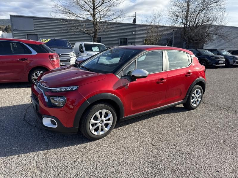 Occasion CITROEN C3 1.2 PureTech 83ch S&S YOU! 2021 Rouge Elixir (S) 11490 € à Saint-Dié-des-Vosges