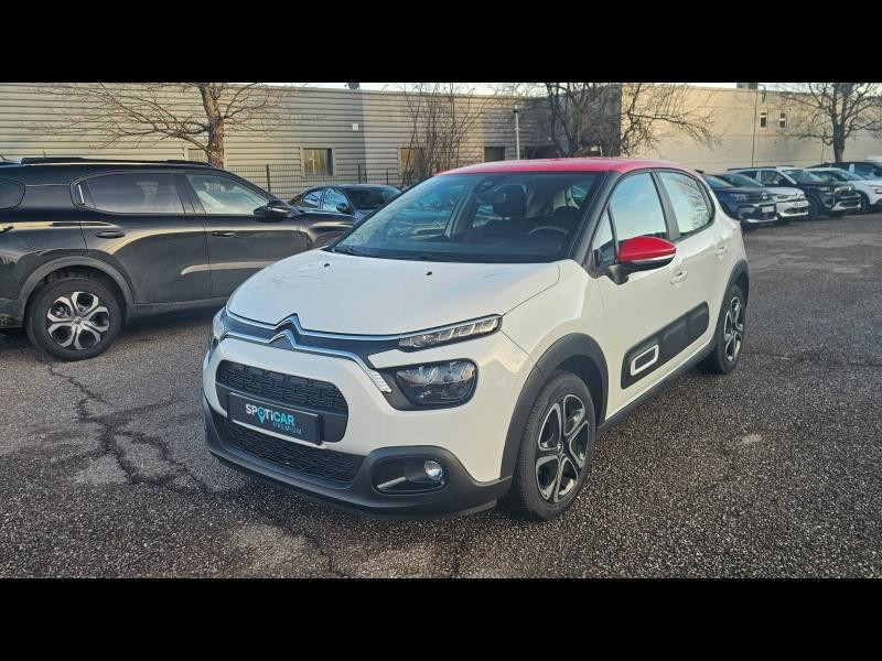 Used CITROEN C3 1.2 PureTech 83ch S&S Feel Pack 2021 Blanc Banquise (O) - Rouge Aden € 11490 in Saint-Dié-des-Vosges
