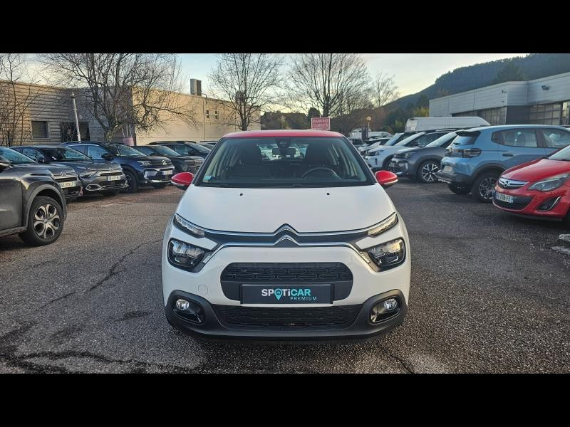 Used CITROEN C3 1.2 PureTech 83ch S&S Feel Pack 2021 Blanc Banquise (O) - Rouge Aden € 11490 in Saint-Dié-des-Vosges
