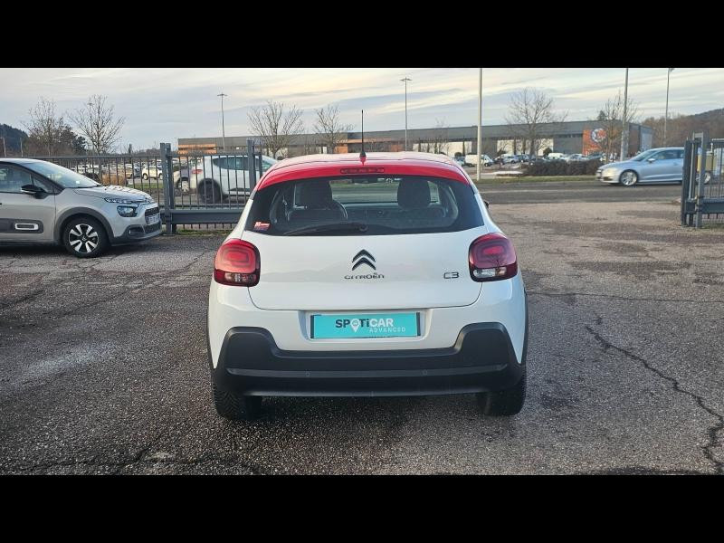 Used CITROEN C3 1.2 PureTech 83ch S&S Feel Pack 2021 Blanc Banquise (O) - Rouge Aden € 11490 in Saint-Dié-des-Vosges