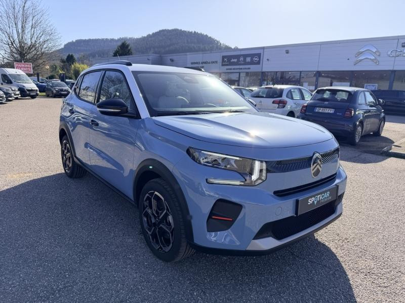 Occasion CITROEN C3 Electrique 113ch, autonomie confort, MAX 2025 Bleu Monte Carlo (O) - Toit Blanc Opale 27290 € à Saint-Dié-des-Vosges