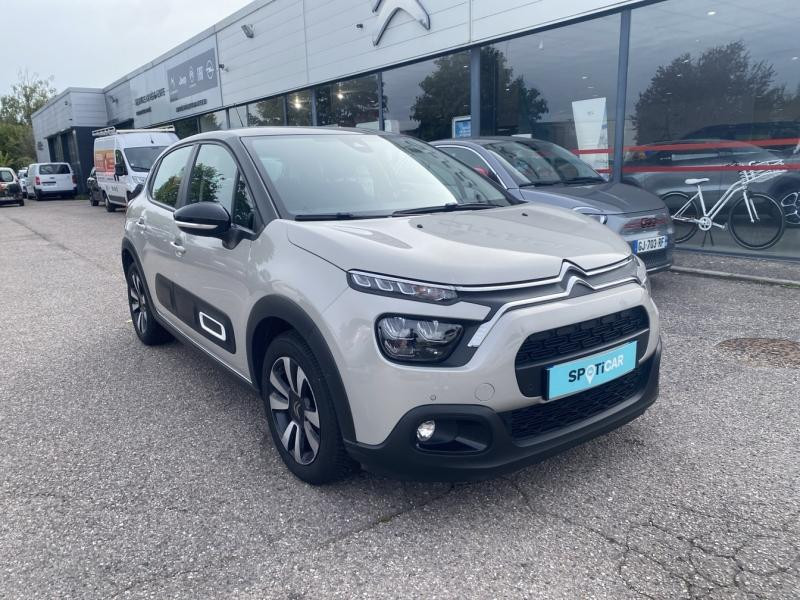 Occasion CITROEN C3 1.2 PureTech 110ch S&S Shine 120-123g 2021 Sable (N) - Noir Onyx 12650 € à Saint-Dié-des-Vosges