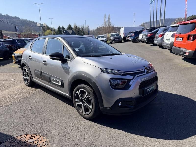 Used CITROEN C3 1.2 PureTech 83ch S&S Feel Pack 2021 Gris Acier (M) - Noir Onyx € 11900 in Saint-Dié-des-Vosges