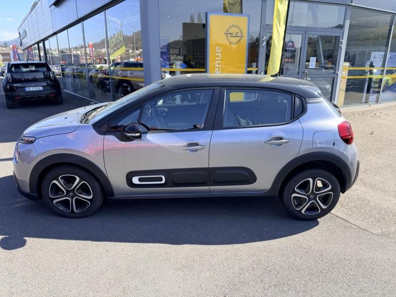 Used CITROEN C3 1.2 PureTech 83ch S&S Feel Pack 2021 Gris Acier (M) - Noir Onyx € 11900 in Saint-Dié-des-Vosges