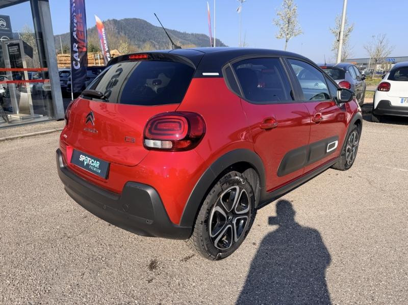 Used CITROEN C3 1.2 PureTech 83ch S&S Feel Pack 2021 Rouge Elixir (S) - Noir Onyx € 11490 in Saint-Dié-des-Vosges