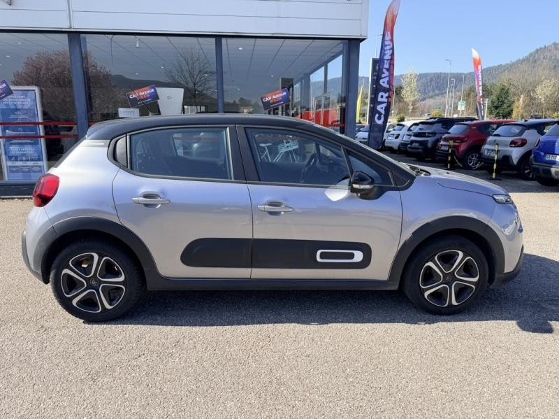 Used CITROEN C3 1.2 PureTech 83ch S&S Feel Pack 2022 Gris Acier (M) - Noir Onyx € 10790 in Saint-Dié-des-Vosges