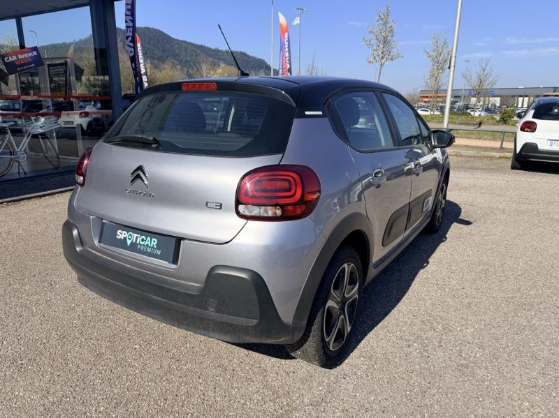 Used CITROEN C3 1.2 PureTech 83ch S&S Feel Pack 2022 Gris Acier (M) - Noir Onyx € 10790 in Saint-Dié-des-Vosges