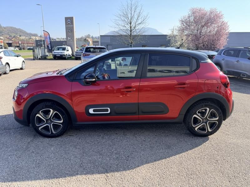 Used CITROEN C3 1.2 PureTech 83ch S&S Feel Pack 2021 Rouge Elixir (S) - Noir Onyx € 11490 in Saint-Dié-des-Vosges