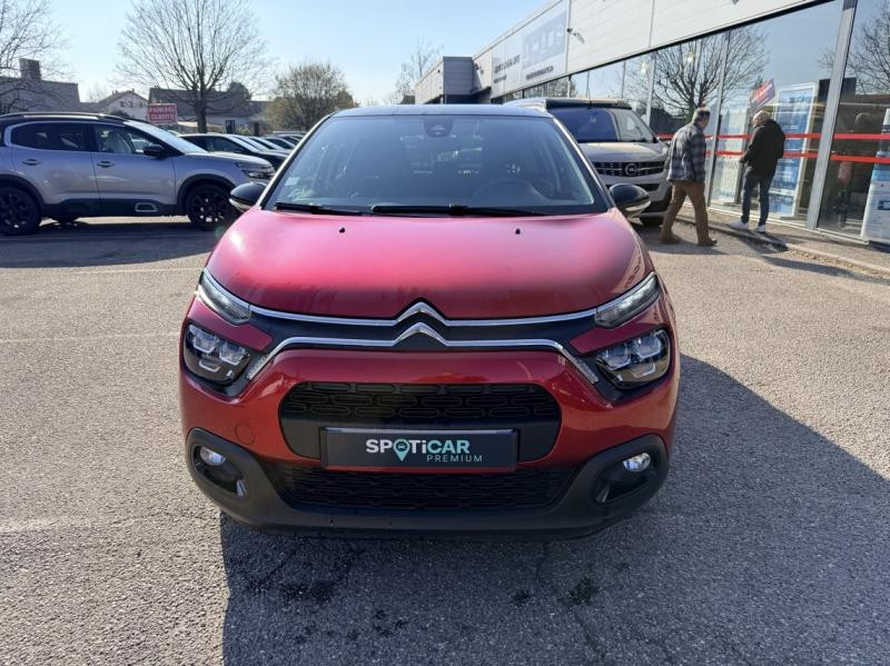 Used CITROEN C3 1.2 PureTech 83ch S&S Feel Pack 2021 Rouge Elixir (S) - Noir Onyx € 11490 in Saint-Dié-des-Vosges