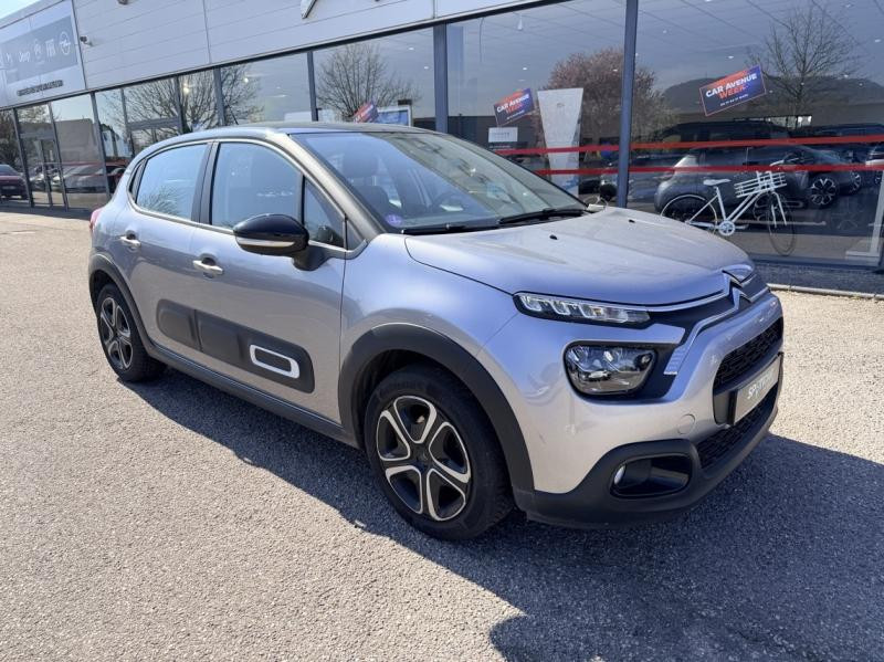 Used CITROEN C3 1.2 PureTech 83ch S&S Feel Pack 2022 Gris Acier (M) - Noir Onyx € 10790 in Saint-Dié-des-Vosges