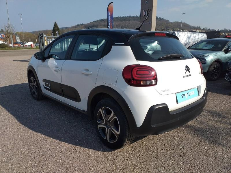 Occasion CITROEN C3 1.2 PureTech 83ch S&S Feel Pack 2021 Blanc Banquise (O) - Noir Onyx 11490 € à Saint-Dié-des-Vosges