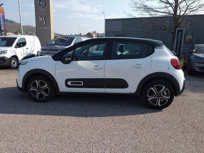 Occasion CITROEN C3 1.2 PureTech 83ch S&S Feel Pack 2021 Blanc Banquise (O) - Noir Onyx 11490 € à Saint-Dié-des-Vosges