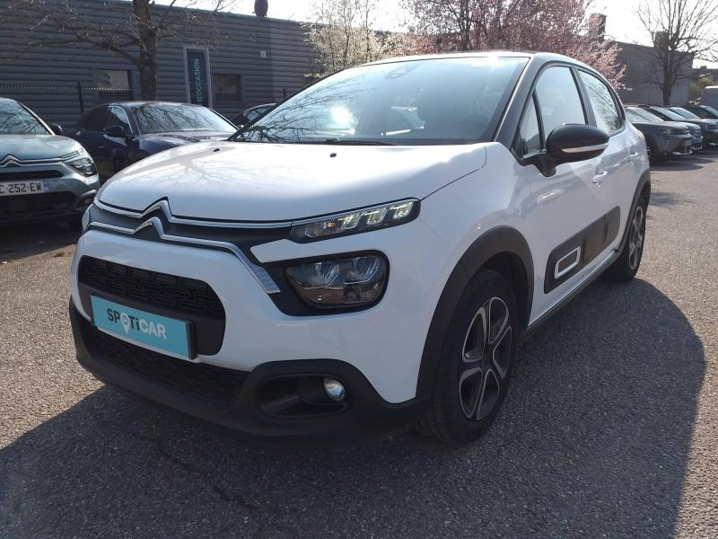 Occasion CITROEN C3 1.2 PureTech 83ch S&S Feel Pack 2021 Blanc Banquise (O) - Noir Onyx 11490 € à Saint-Dié-des-Vosges