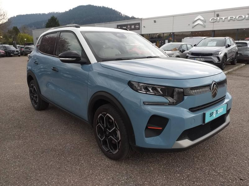 Occasion CITROEN C3 1.2 Turbo 100ch MAX 2024 Bleu Monte Carlo (O) - Toit Blanc Opale 17490 € à Saint-Dié-des-Vosges