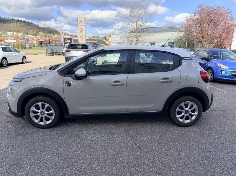 Occasion CITROEN C3 1.2 PureTech 83ch S&S YOU! 2023 Sable (N) - Blanc Opale 10490 € à Saint-Dié-des-Vosges