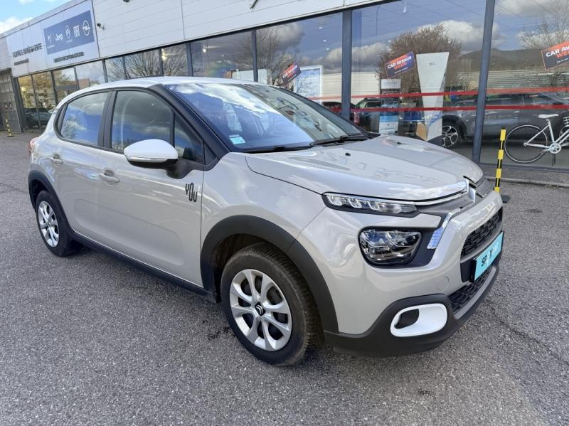 Occasion CITROEN C3 1.2 PureTech 83ch S&S YOU! 2023 Sable (N) - Blanc Opale 10490 € à Saint-Dié-des-Vosges