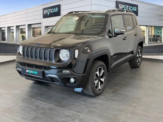 Occasion JEEP Renegade 1.3 Turbo T4 240ch 4xe Trailhawk AT6 2022 Solid Black 41 900 € à METZ