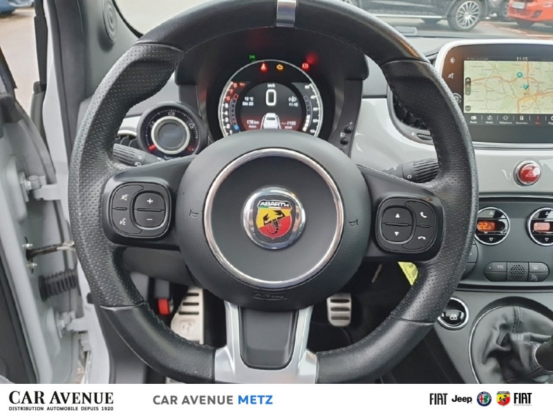 Occasion ABARTH 500 1.4 Turbo T-Jet 145ch 595 MY19 2018 pastel extra Gris Campovolo 17990 € à Metz