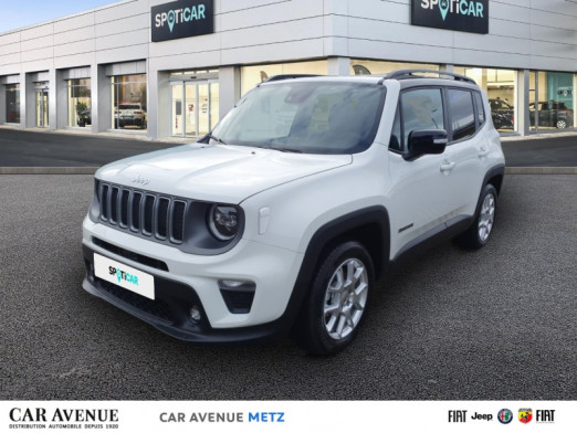 Used JEEP Renegade 1.5 Turbo T4 130ch MHEV Limited BVR7 2023 Alpine White avec toit noir € 31,990 in Metz