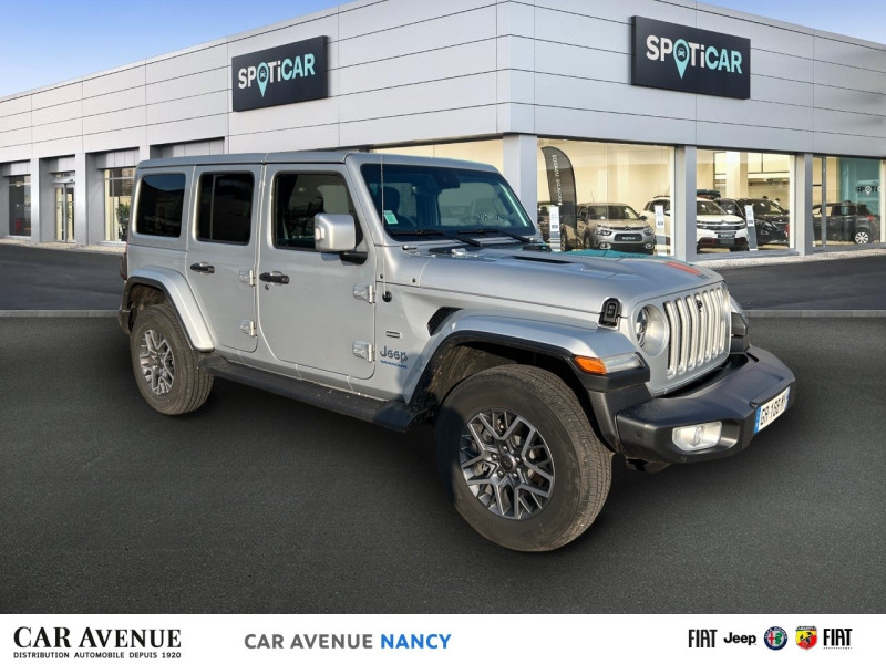 Used JEEP Wrangler 2.0 T 380ch 4xe Overland Command-Trac MY23 2023 Silver Zynith Métallisée € 76990 in Metz