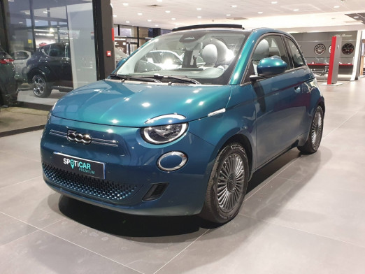 Occasion FIAT 500C e 118ch Icône 2021 Ocean Green métal 18 990 € à Metz