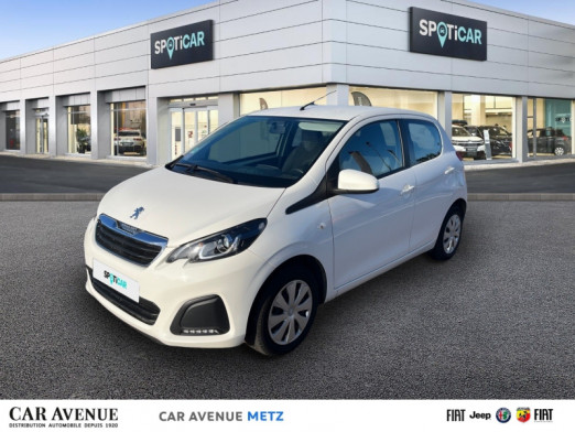 Occasion PEUGEOT 108 VTi 72 Active S&S 4cv 5p 2021 Blanc Lipizan 9 490 € à Metz