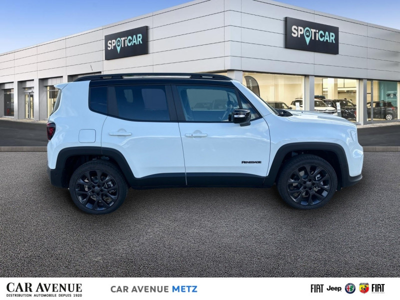 Used JEEP Renegade 1.3 Turbo T4 190ch PHEV 4xe S BVA6 eAWD 2024 Alpine White avec toit noir € 38990 in Metz