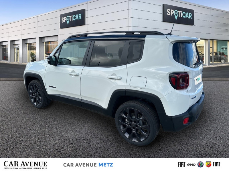 Used JEEP Renegade 1.3 Turbo T4 190ch PHEV 4xe S BVA6 eAWD 2024 Alpine White avec toit noir € 38990 in Metz