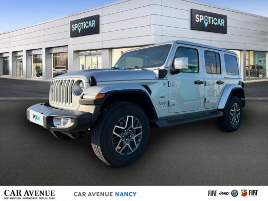 Occasion JEEP Wrangler 2.0 T 380ch 4xe Overland Command-Trac MY23 2023 Silver Zynith Métallisée 64 990 € à Metz