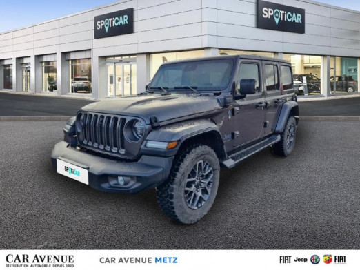 Used JEEP Wrangler 2.0 T 380ch 4xe Overland Command-Trac MY22 2021 Sting Gray € 48,990 in Metz