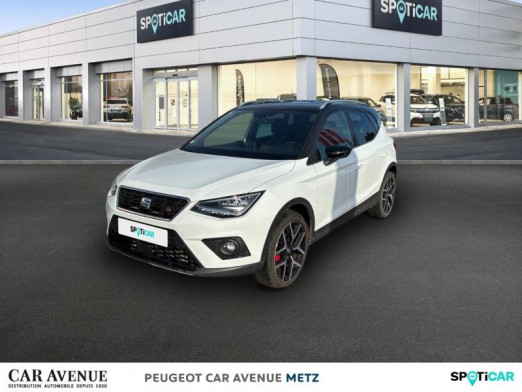 Occasion SEAT Arona 1.0 TSI 110ch FR 2021 Blanc Candy/Toit Noir Minuit 15 490 € à Metz