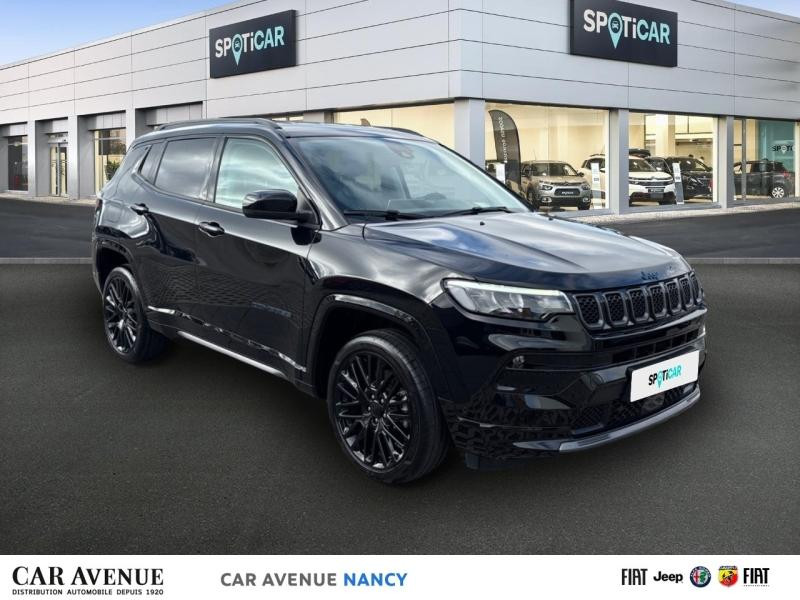 Occasion JEEP Compass 1.3 Turbo T4 240ch PHEV 4xe S AT6 eAWD 2022 Solid Black 24990 € à Metz