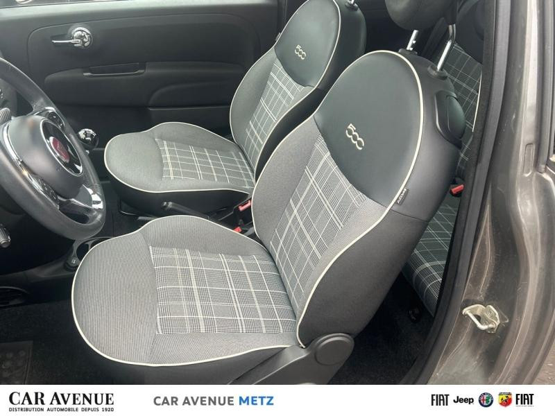 Used FIAT 500 1.2 8v 69ch Lounge 2018 Coloris Métal Groove Metal Grey € 8290 in Metz