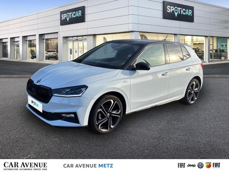 Occasion SKODA Fabia 1.0 TSI Evo2 116ch Monte Carlo DSG7 2024 Blanc Lune métallisé 19590 € à Metz